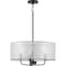 Progress Lighting Riley Collection Black Three-Light Pendant P500243-031 - alternate 8